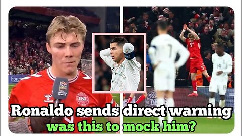 Cristiano Ronaldo Reacts to Rasmus Hojlund Copying His Iconic Celebration Against Portugal