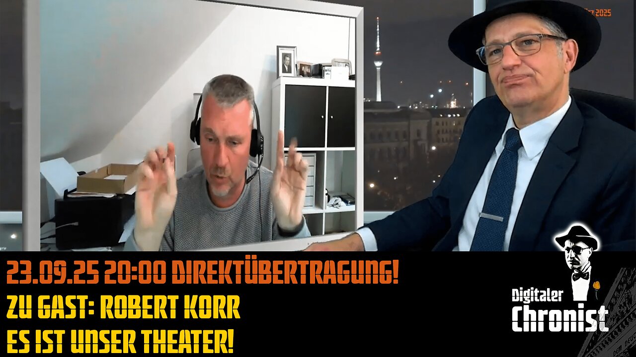 Aufzeichnung vom 23.09.25 Zu Gast: Robert Korr - Es ist unser Theater!
