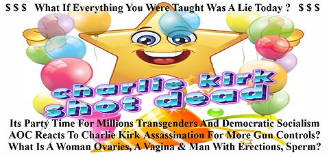 Its Party Time For Millions Transgenders & Democratic Socialism Assassination 4 More Gun Controls 