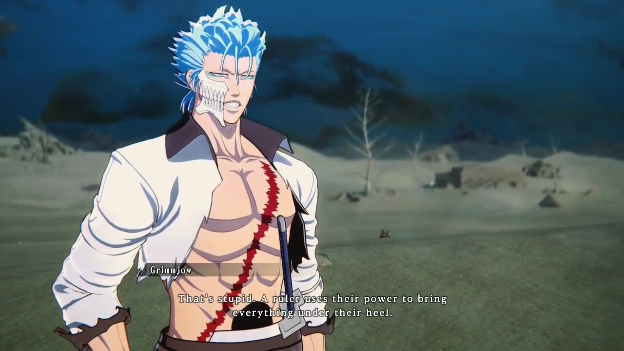 grimmjow all dialogue/cutscenes/secret story BLEACH Rebirth of Souls