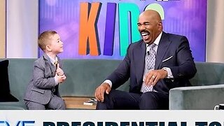 🎩 Lil’ Mr. President: "That’s MY Girlfriend!" 😂 | STEVE HARVEY