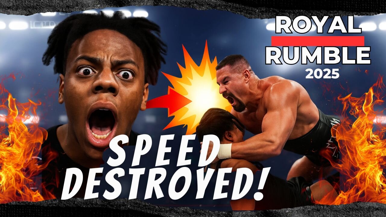 IShowSpeed DESTROYED at WWE Royal Rumble 2025! (Real Injury)