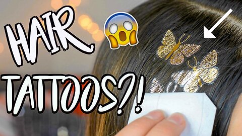 Testing HAIR TATTOOS!! Do they really work?!