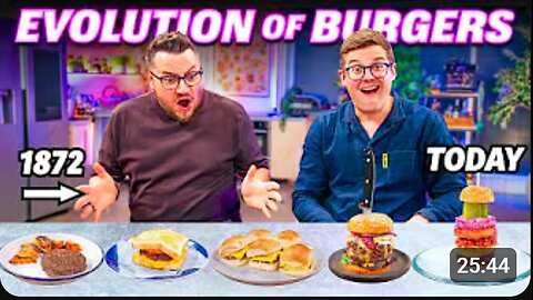 Tasting the Evolution of the Hamburger (1872–Today) 🍔⏳ | Sorted Food