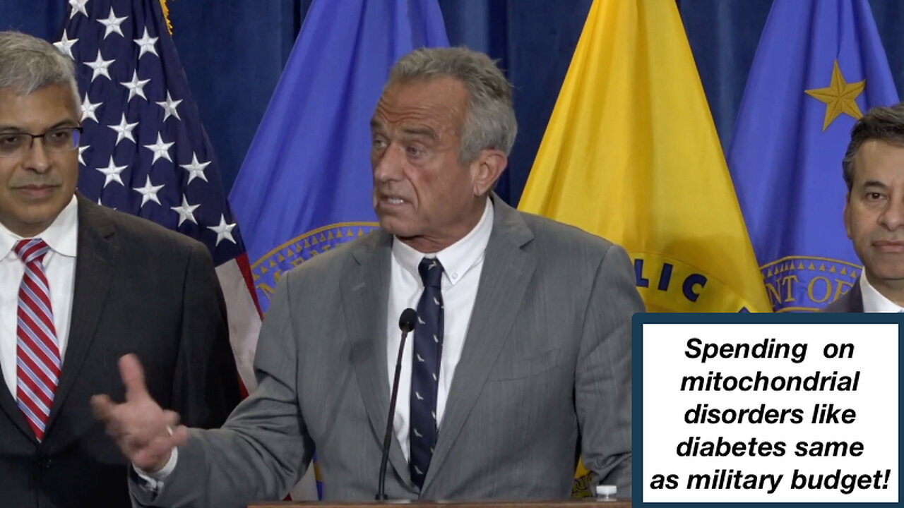 Spending on mitochondrial disorders like diabetes same as military budget!