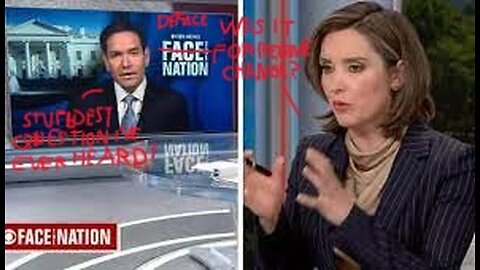 Rubio DEFACES Face the Nation!