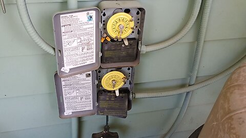 a pool man's pool timer settings