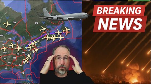 U.S. KC-135 Jets RACE to Aid Israel as Iran LAUNCHES Missile Barrage