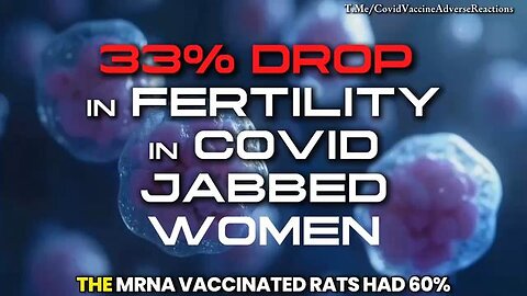 ‘Covid Vaccines’ have crippled the reproductive capacity of Humanity…