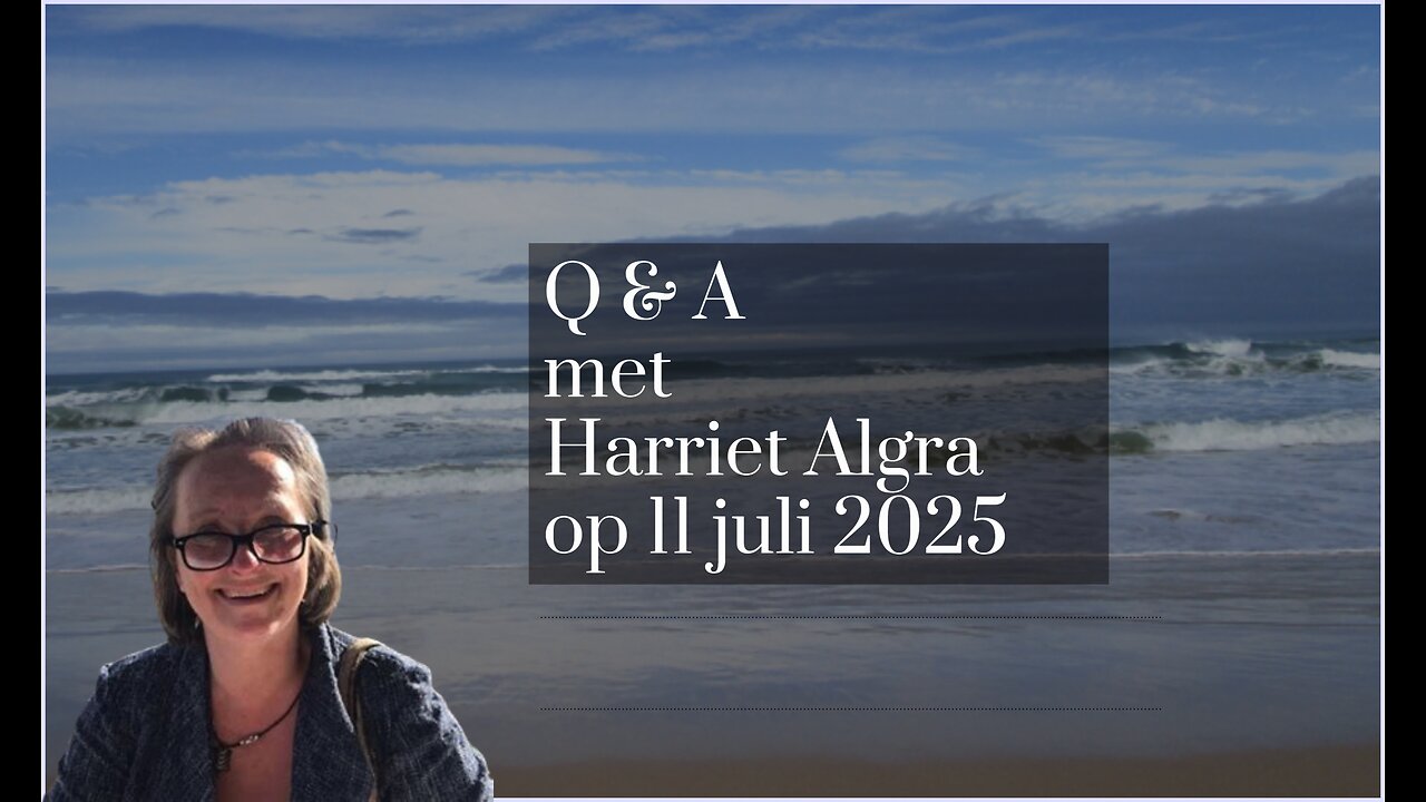 Q & A met Harriet Algra op 11 juli 2025