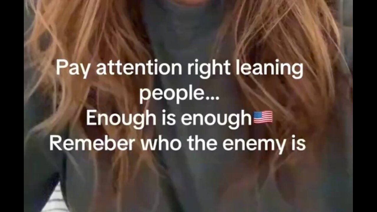 Captioned TikToker "Right-leaning people, please pay attention"