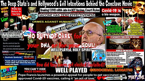 The Deep State's and Hollywood's Evil Intentions Behind the Conclave Movie (compilation version)