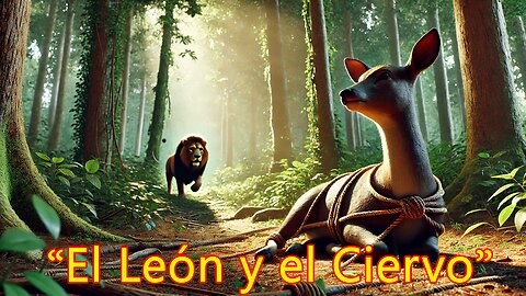 El León y el Ciervo | Historia de Engaño y Prudencia | Fábula Animada