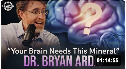 "Your Brain’s Breaking Down Because You’re Missing THIS Mineral" | Dr. 'Bryan Ardis' Drops BOMBS!
