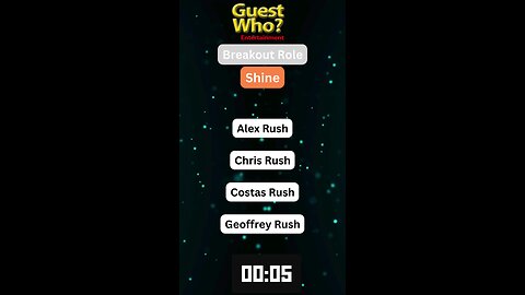 Guest This Actor #270 Like A Quick Quiz? | Shine