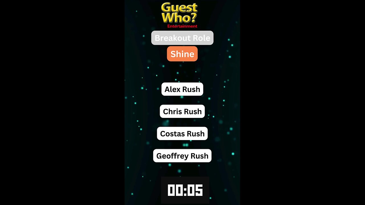 Guest This Actor #270 Like A Quick Quiz? | Shine