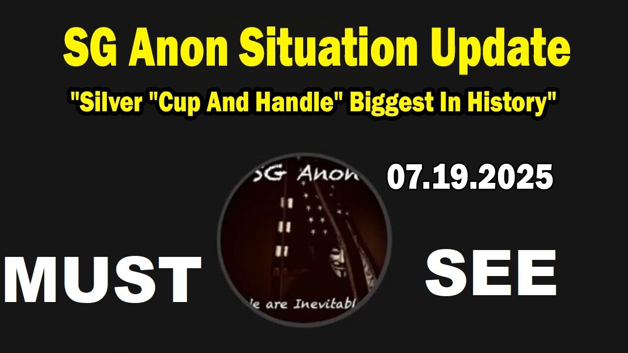 SG Anon Sits Down W/ Dr. Kirk Elliott: Silver "Cup And Handle" Biggest In History". MUST SEE!