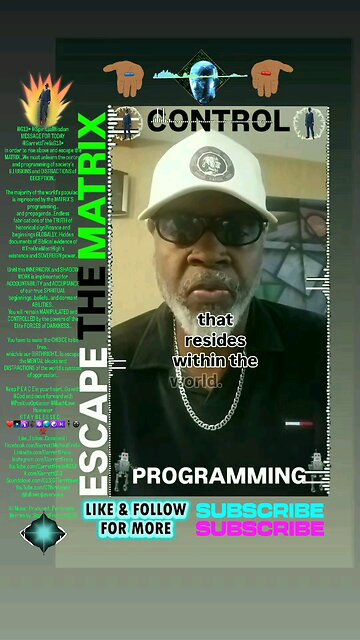 ▪︎CONTROL AND PROGRAMMING/ESCAPE THE MATRIX