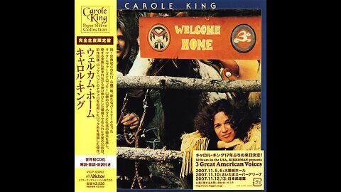 Carole King - Welcome Home (Japan) 1978/2007 CD