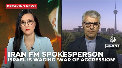 Israel is waging _war of aggression__ says Iran_s FM spokesperson_ warns of full regional conflict