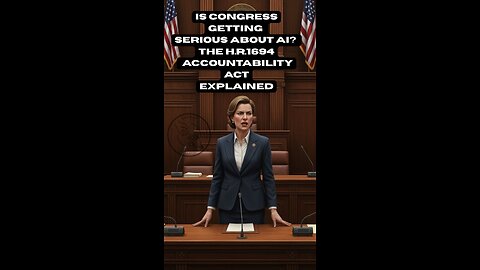 Is Congress Getting Serious About AI? The H.R.1694 Accountability Act Explained
