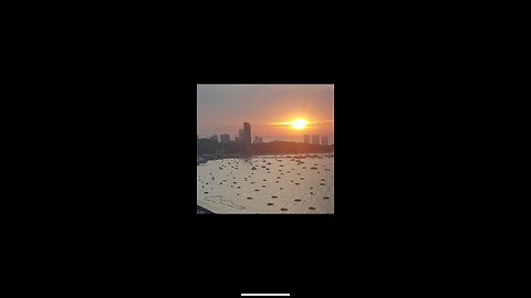 What A Beautiful Sunset In Pattaya Beach today