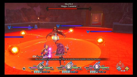 Trials of Mana vs Mago Carmesi gameplay