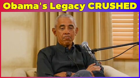 Obama's Grimace of Defeat: Trump Bulldozes His Hollow Legacy into Rubble: No Real Man Sits Like That