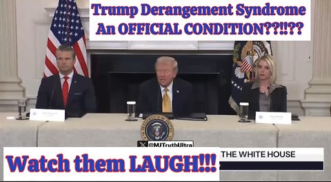 TRUMP Derangement Syndrome-An OFFICIAL CONDITION??!!??