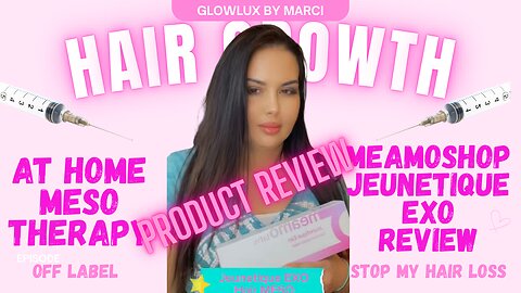 REVIEWS on Jeunetique EXO from Meamo OFF LABEL Meso therapy for hair loss