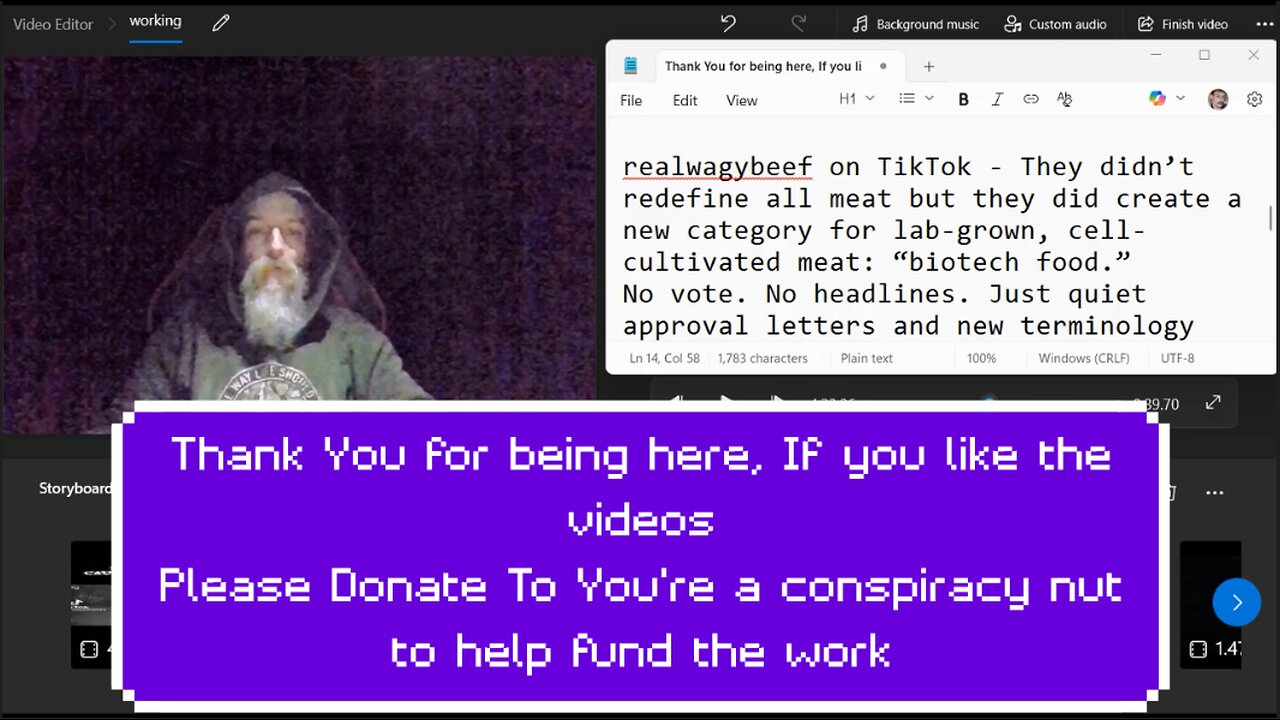 Biotech food will NEVER be MEAT, Susan Collins-205,600 illegal contributions, Bovaer causing Death