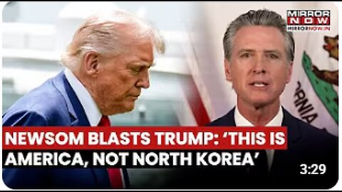 Newsom Blasts Trump: California Guv Bans Police From Wearing Masks, Says ‘This Is US, Not N. Korea’