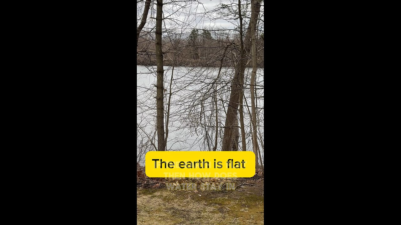 Water and the flat earth