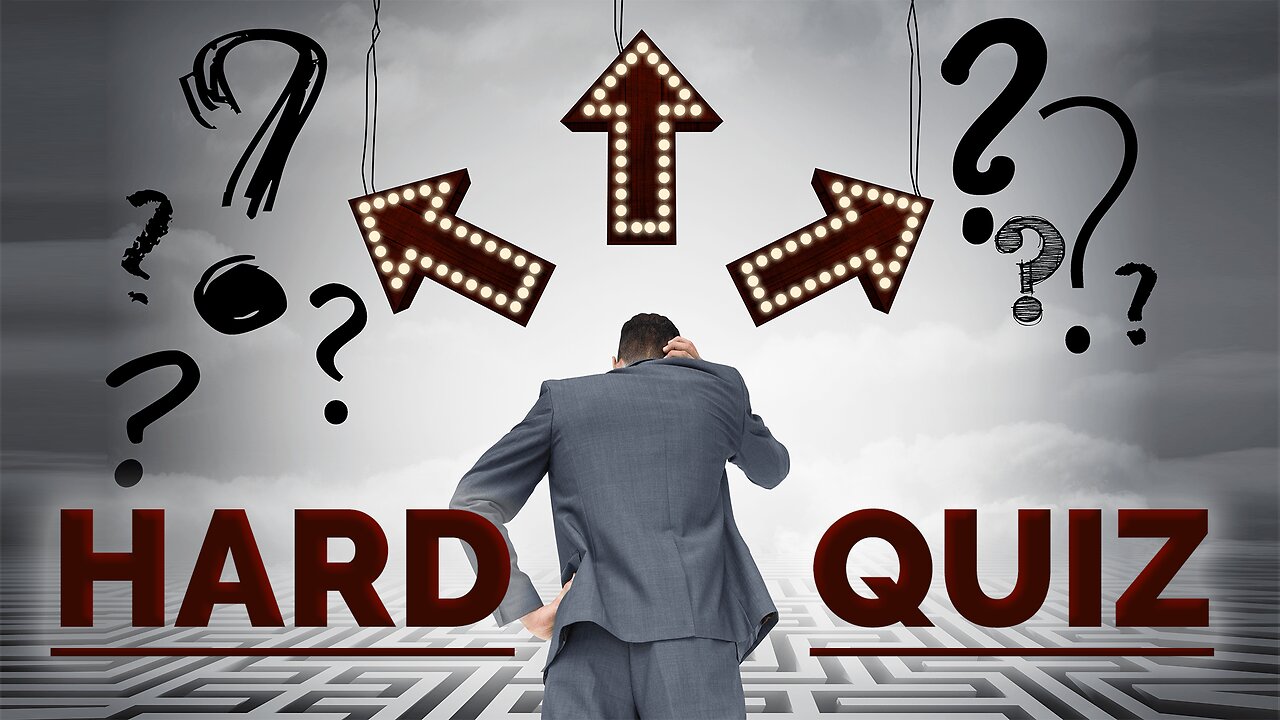 This Is A HARD Quiz