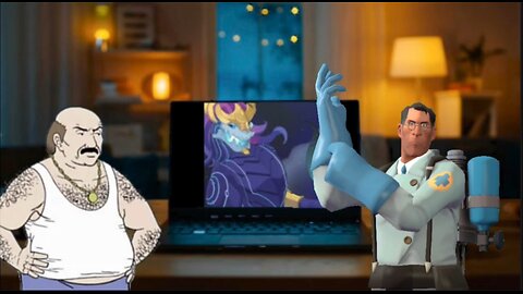 [TF2 15.Ai] Carl catches Blu Medic watching Aurelion R34