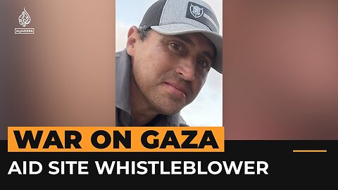 Hear from the former guard blowing the whistle on GHF aid sites in Gaza