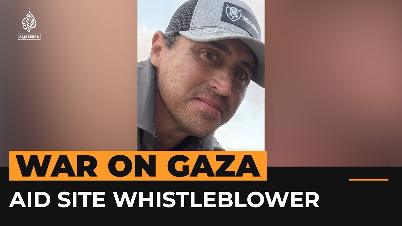 Hear from the former guard blowing the whistle on GHF aid sites in Gaza