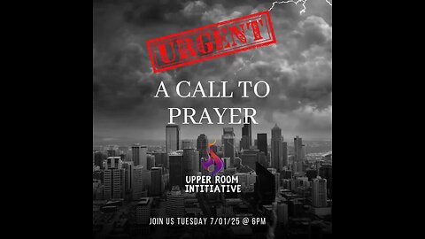 A CALL TO PRAYER