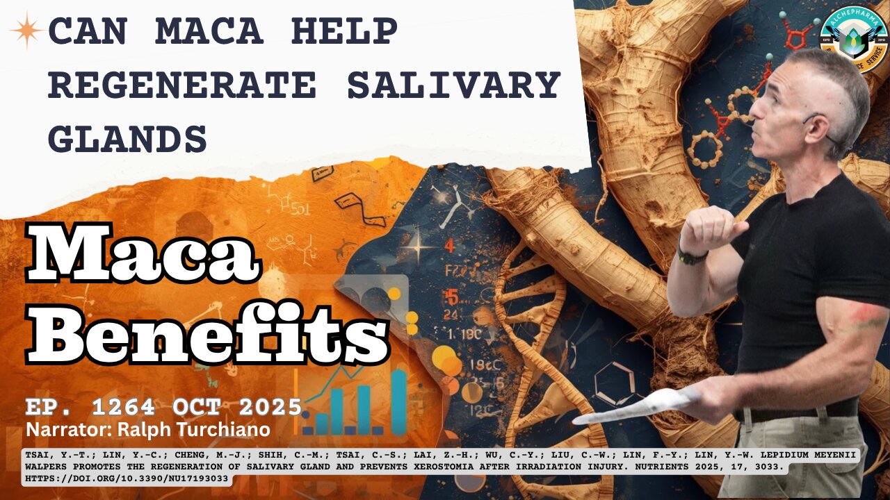 Can Maca help regenerate salivary glands Ep. 1264 Oct 2025