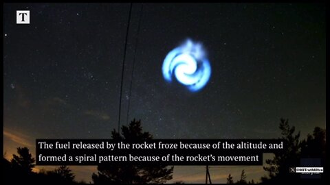 Last night, a glowing spiral appeared in the night sky over Britain, Ireland, and mainland Europe