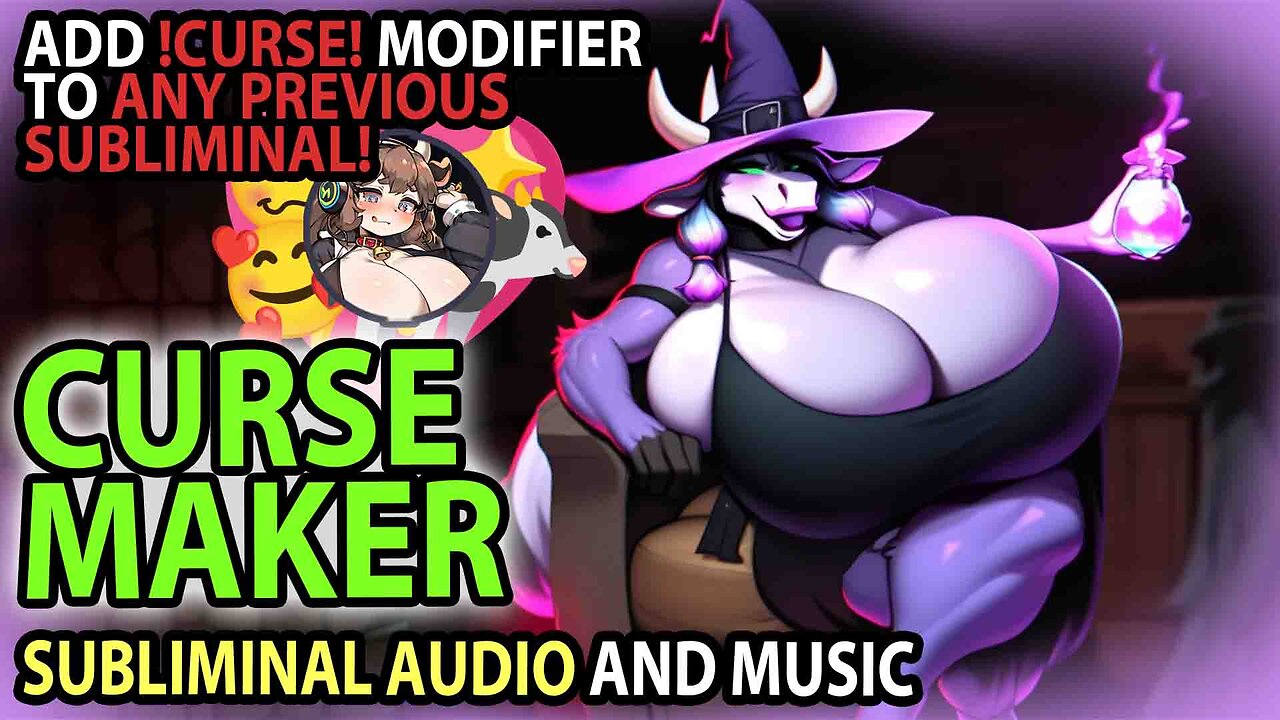 โ๏ธ๐งช CURSE MAKER ๐งชโ๏ธ Add !CURSE! Booster Effects To Any Previous Subliminal - Affirmations & Music ๐๐