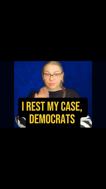 I Rest My Case, Democrats 🤷‍♀️ #signlanguage #talk #asl #knowledge