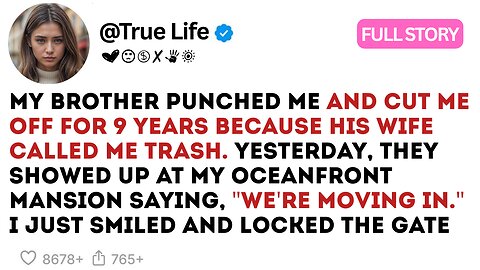 My Brother Cut Me Off For 9 Years As ‘Trash’—Then I Became A CEO And Bought An Oceanfront Mansion...
