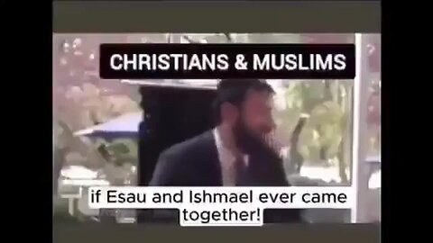 Rabbi is terrified that Christians & Muslims may unite against ZOG