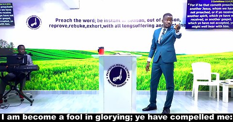 I am become a fool in glorying; ye have compelled me: