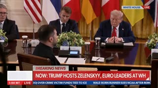 President Trump Meets With European Leaders at the White House, August 18, 2025