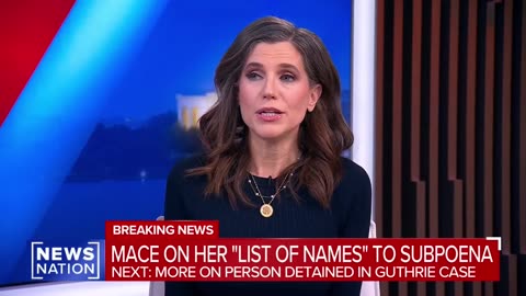 Nancy Mace Calls Out the Epstein Cover-Up and Wonders Why Nobody's Going to Jail