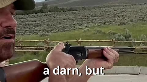 How do you carry a lever gun?