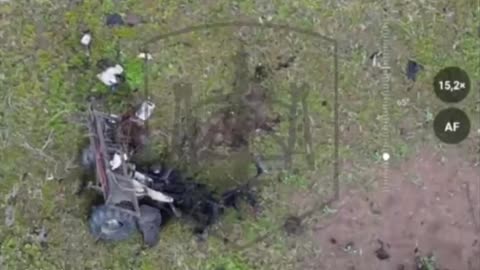 What Remains of a Quad After Hitting an Anti-Tank Mine
