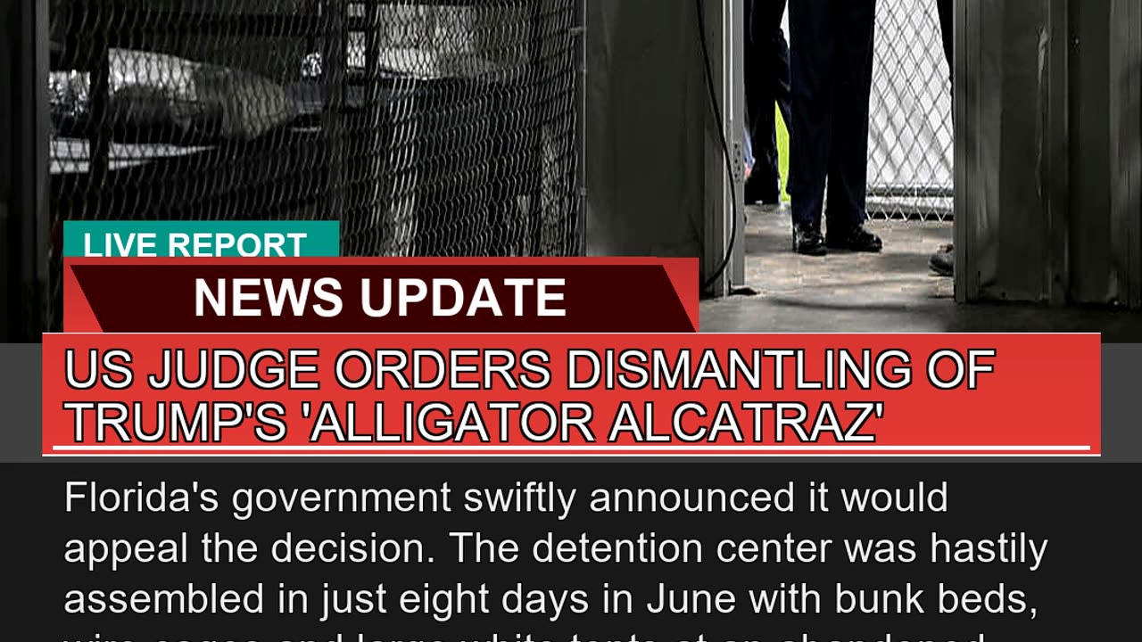 US Judge Orders Dismantling of Trumps Alligator